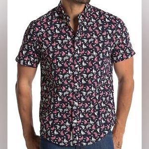 Men's Original Penguin button down sailboats short sleeve